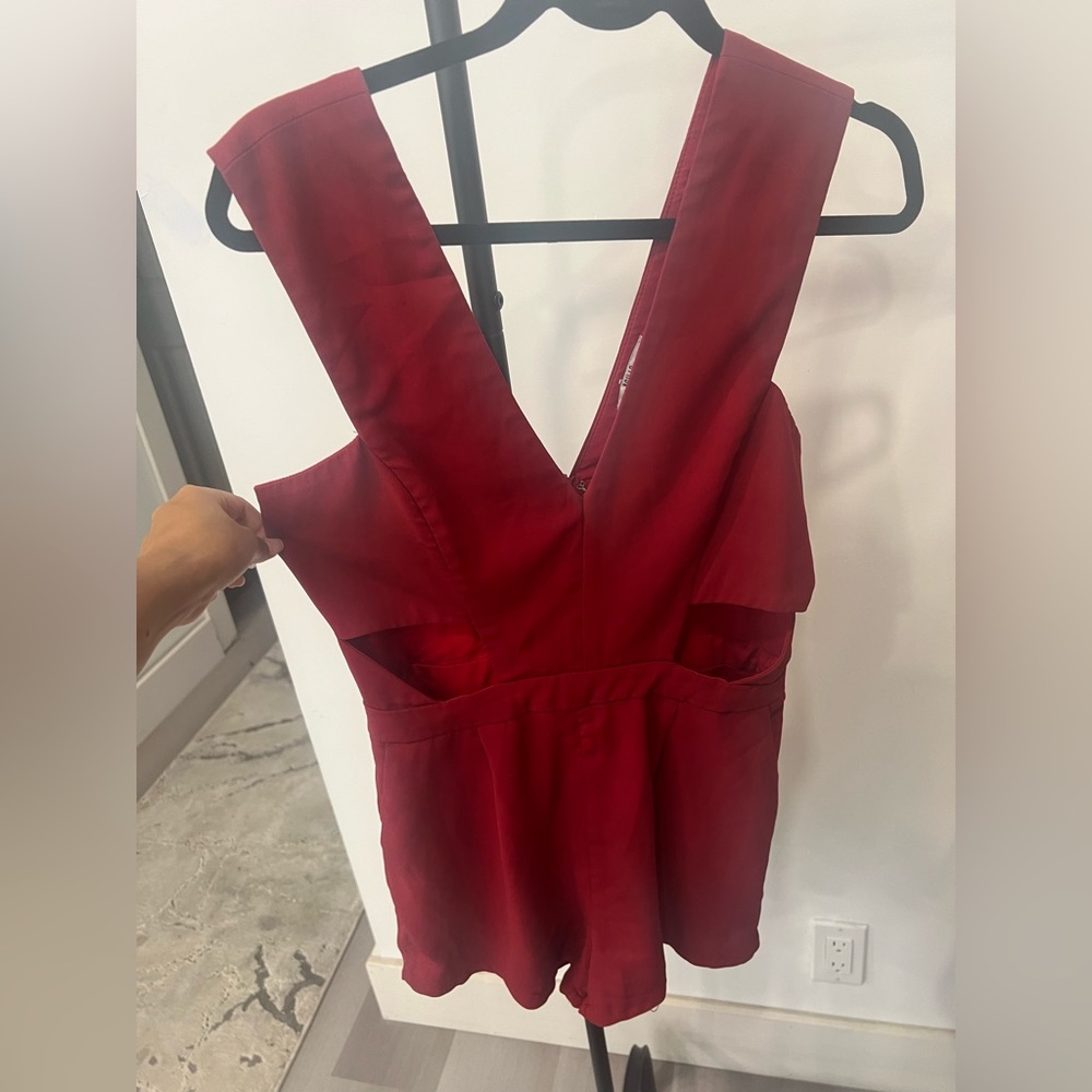 Cut-Out Romper Designer Brand